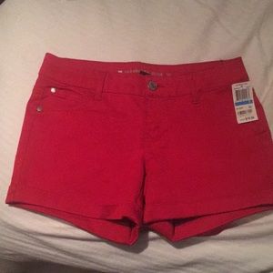 Red shorts